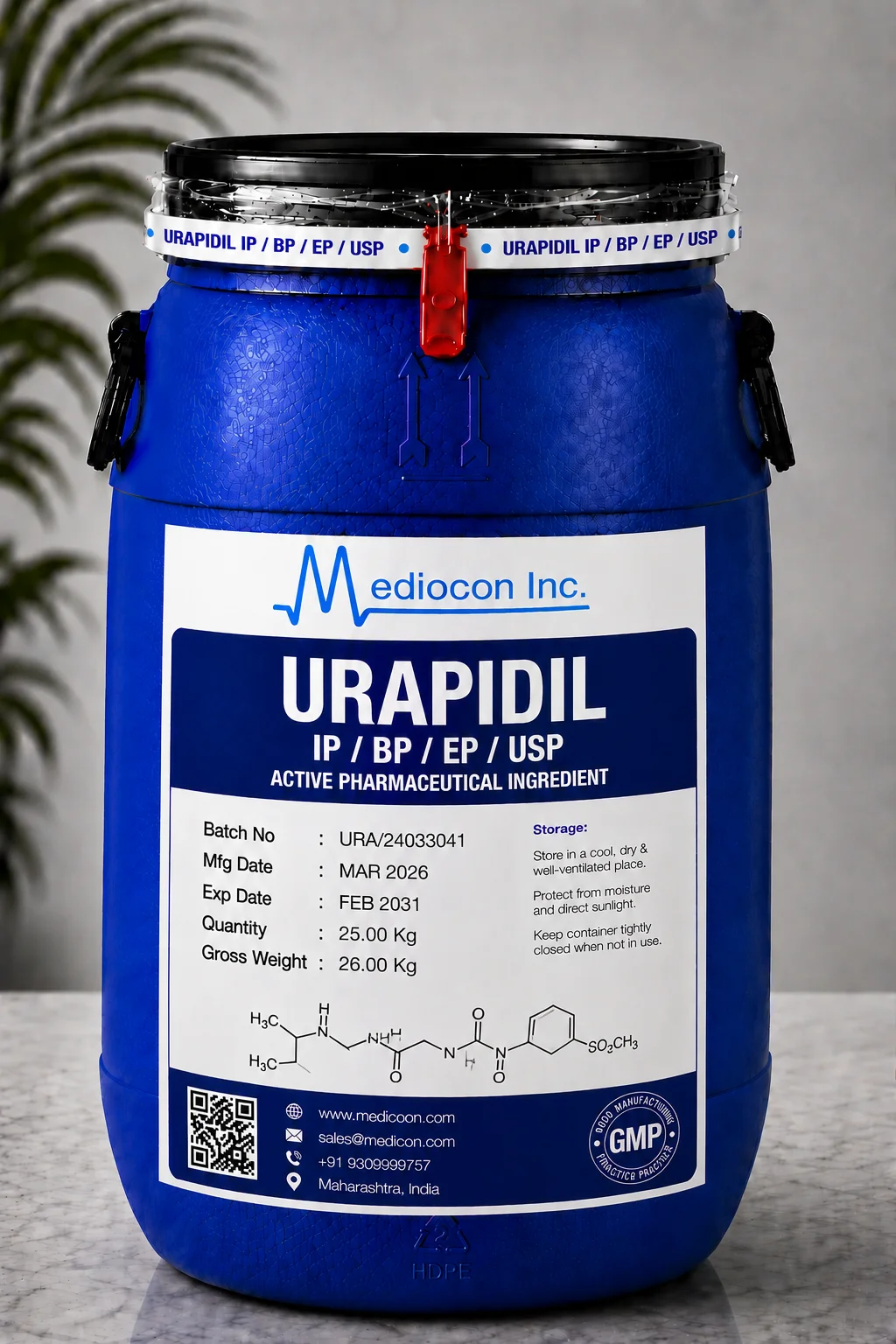 Urapidil API — Mediocon Inc