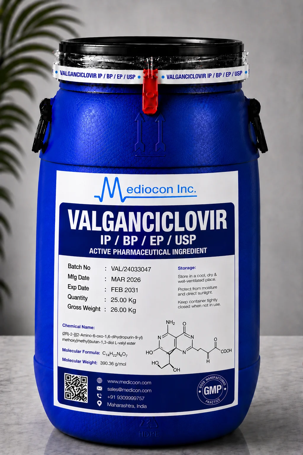 Valganciclovir API — Mediocon Inc