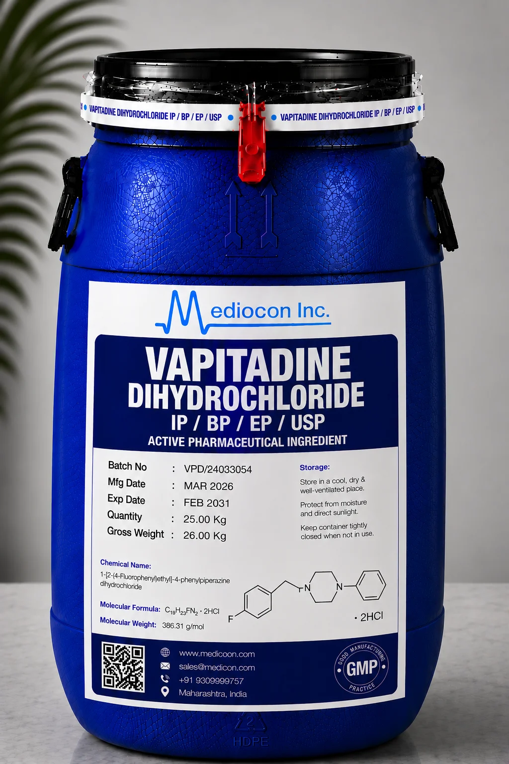 Vapitadine Dihydrochloride API — Mediocon Inc